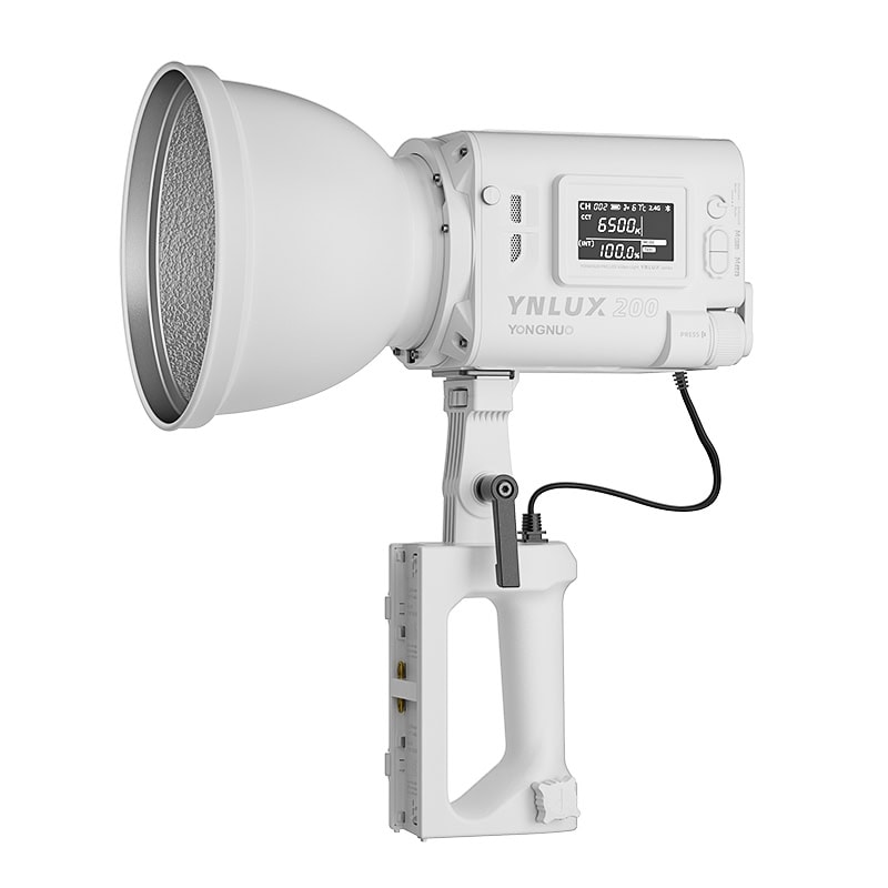 Lampa_video_LED_COB_200W_Yongnuo_YNLUX200_cu_temperatura_d_culoare_2700k-6500K_1