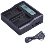 Dual LCD Charger For NP F970 L Series Battery