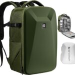 (Green)K&F Camera Backpack 22L Nature Wander