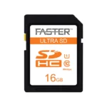 FASTER Card 16GB – 90 mbps Class 10 SDHC