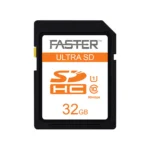 FASTER Card 32GB – 90 mbps Class 10 SDHC