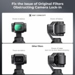 K&F Magnetic Black Mist 1/4+CPL+ND2-32+ND32-512 Filter Set for DJI Osmo Pocket 4/3 - الصورة 8